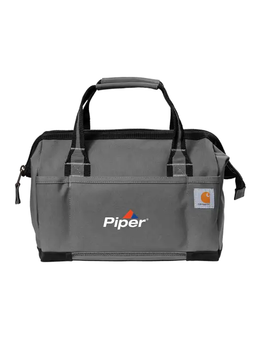 Piper Carhartt® Foundry Series 14” Grey Tool Bag w/Piper Logo