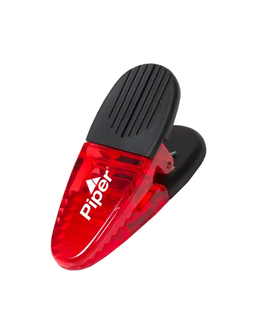 Piper Magnetic Red Power Clip w/Piper Logo
