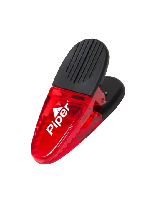Piper Magnetic Red Power Clip w/Piper Logo