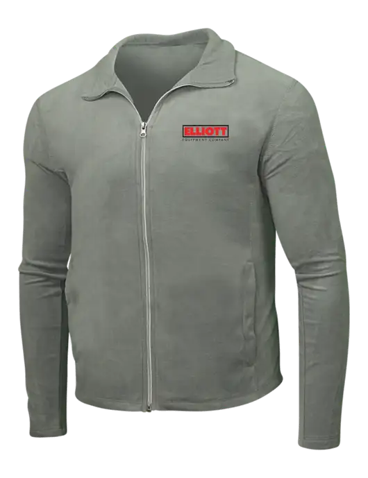 Elliott Medium Grey Microfleece Jacket w/Elliott Logo