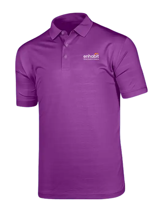 Enhabit Callaway Vibrant Purple Ventilated Polo w/Enhabit Logo