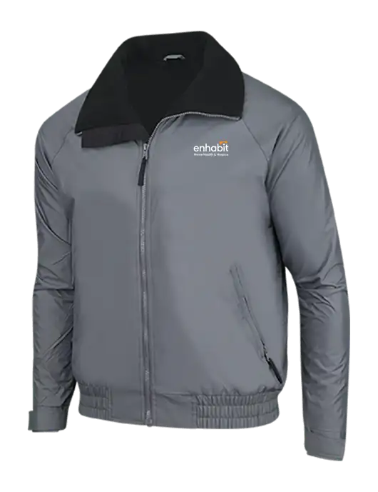 Enhabit Dark Grey/Black Classic Competitor Jacket w/Enhabit Logo