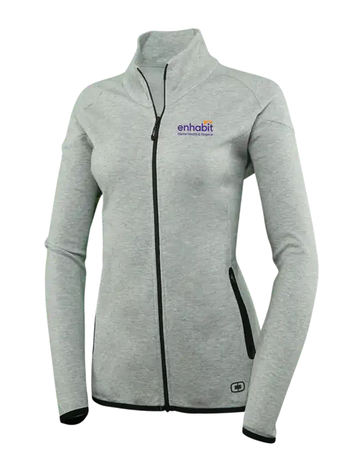 Enhabit OGIO Aluminum Grey Womens Endurance Origin Jacket w/Enhabit Logo