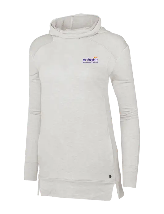 Enhabit OGIO Ivory Snow Luuma Pullover Fleece Hoodie w/Enhabit Logo