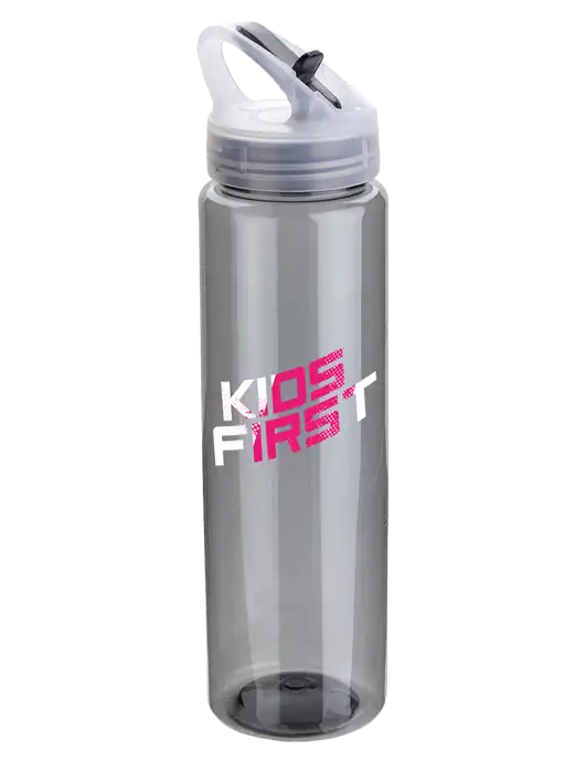 Steel Partners Buddy Smoke 32 oz PET Bottle with Flip Lid w/Kids First Logo