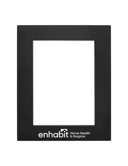 Enhabit Black Aluminum Photo Frame, 5 x 7 w/Enhabit Logo