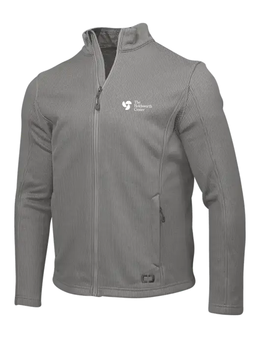 The Holdsworth Center OGIO Medium Grey Grit Fleece Jacket w/Holdsworth Center Logo