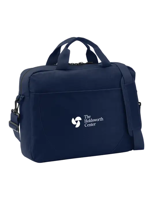 The Holdsworth Center Access River Blue Navy Briefcase w/Holdsworth Center Logo