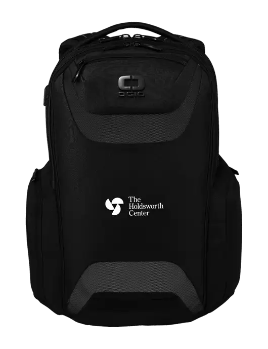The Holdsworth Center OGIO Black Charcoal Connected Pack w/Holdsworth Center Logo