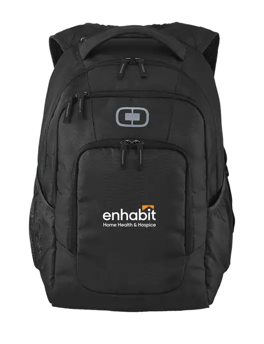 Enhabit OGIO Black Logan Laptop Backpack
 w/Enhabit Logo