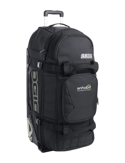 Enhabit OGIO Stealth Charcoal 9800 Travel Bag
 w/Enhabit Logo