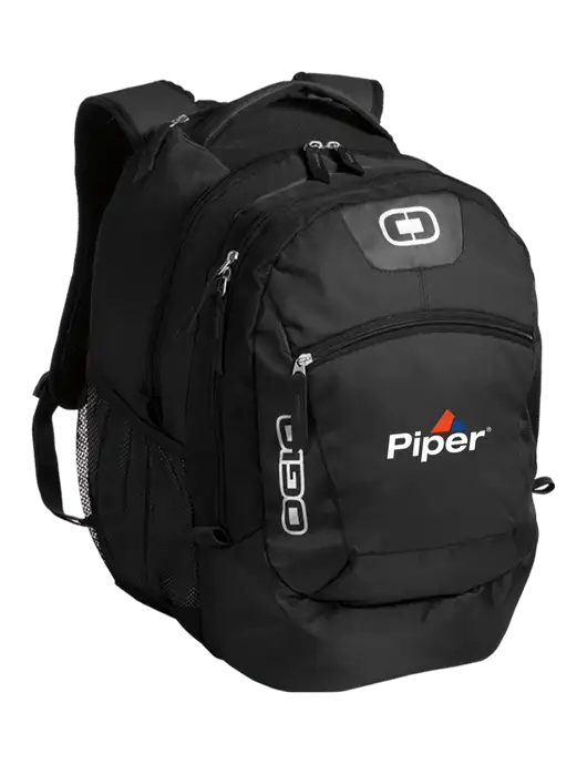 Piper OGIO Black Rogue Pack
 w/Piper Logo