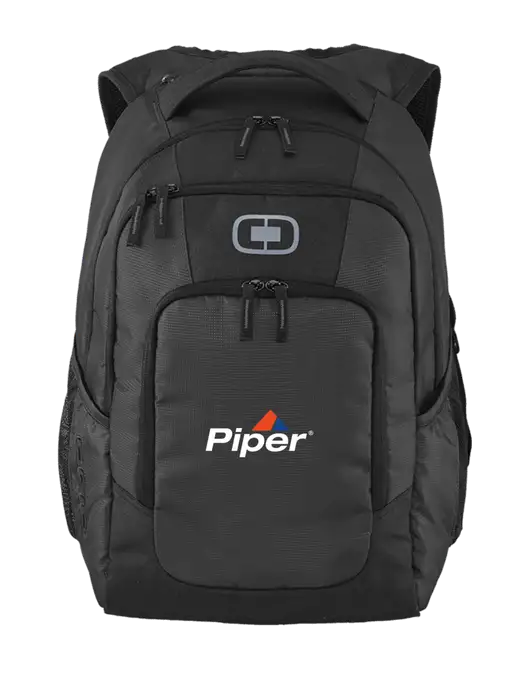 Piper OGIO Diesel Grey Logan Laptop Backpack
 w/Piper Logo
