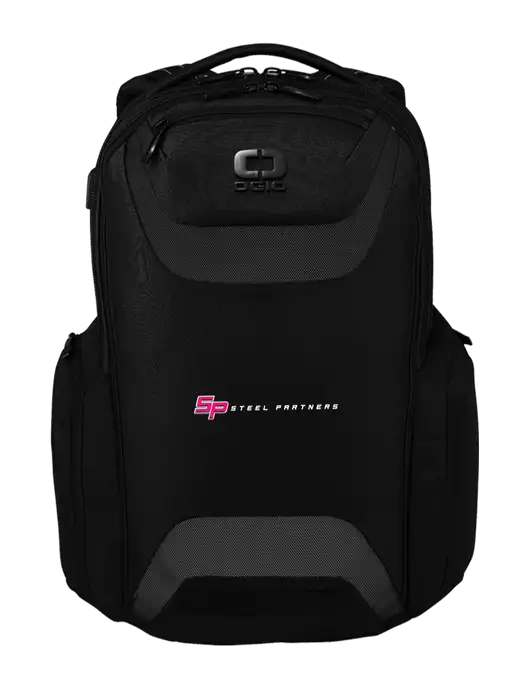 Steel Partners OGIO Black Charcoal Connected Pack w/Steel Partners Logo